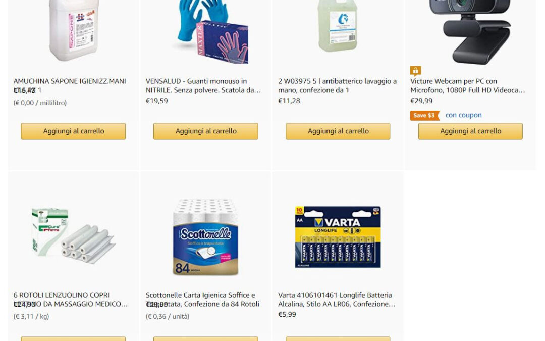 Lista Amazon “Aiutiamo Vivi Down”